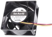 9hv0912p1g001 Sanyo Denki San Ace 9HV Series Axial Fan, 12 V dc, DC Operation, 306m³/h, 62.4W, 5.2A Max, 92 x 92 x 38mm