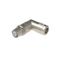 935093007-rm12c-fasv4d-cat5 Lumberg Automation M12 Crimp Rail Series Ethernet Connector, Cable, Cat5 Angled
