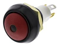 59-412g ITW Switches 59 Series Illuminated Miniature Push Button Switch, Momentary, Panel Mount, 13.65mm Cutout, SPST, Green