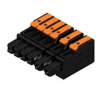 8000078350 Weidmüller, 7.5mm Pitch, OMNIMATE 4.0, 6 Way, , Pluggable Terminal Block, Hybrid Header, PCB Mount, Snap In
