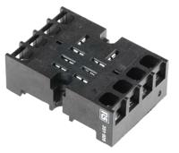 ers-8hs2c1005 Tempatron 8 Pin 250V ac DIN Rail, Panel Mount Relay Socket, for use with Octal Relay