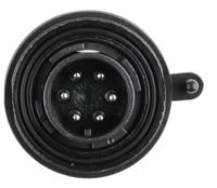 px0738p Bulgin Circular Connector, 6 Contacts, Panel, Standard Connector, Plug, Male, IP68, IP69K, Standard Buccaneer Series