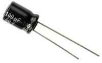 eeueb1h101s Panasonic 100μF Aluminium Electrolytic Capacitor 50V dc, Radial, Through Hole - EEUEB1H101S