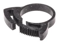 291-688 RS PRO Nylon  Snap Grip Hose Clamp, 6.4mm Band Width, 20.3 → 23.7mm ID