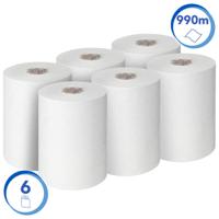 6623 SCOTT Scott Control Slimroll () Rolled White Hand Towels, 198mm, 3960 Sheets