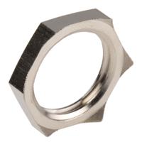 52103310 Lapp Silver Nickel Plated Brass Cable Gland Locknut, M16 Thread