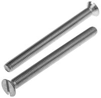 914-1699 RS PRO Slot M5 Countersunk A2 304 Stainless Steel Machine Screws DIN 963 x 60.0mm
