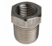 826-7078 RS PRO Stainless Steel Pipe Fitting, Straight Hexagon Bush, Male R 3/8in x Female Rc 1/4in
