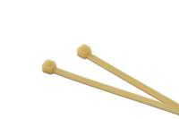 224-3154 RS PRO Cable Tie, 380mm x 7.6 mm, Natural Nylon, Pk-100