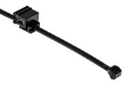 150-40591-t50rosec5a-pa66hspa66hirhs-bk HellermannTyton Cable Tie Assemblies, EdgeClip, 200mm x 4.6 mm, Black Polyamide 6.6 (PA66), Pk-25