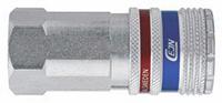 103102202 CEJN Brass, Steel Female Pneumatic Quick Connect Coupling, G 1/4 Female Threaded