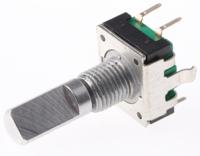 pec11r-4220f-s0024 Bourns 24 Pulse Incremental Mechanical Rotary Encoder with a 6 mm Flat Shaft (Not Indexed), Through Hole