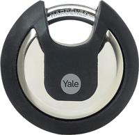 y130b701161 Yale Padlock Weatherproof Stainless Steel Padlock, 9.5mm Shackle