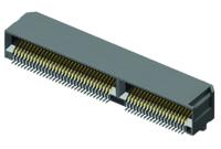 mec6-110-02-l-d-ra1 Samtec MEC6-RA Series Right Angle Female Edge Connector, Surface Mount, 20-Contacts, 0.635mm Pitch, 2-Row, Solder