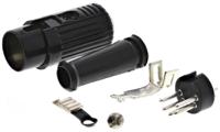491-037 RS PRO 5 Pole Din Plug, 1A, 100 V ac, Push Lock, Male, Cable Mount