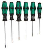 05105656001 Wera Pozidriv; Slotted Screwdriver Set, 6-Piece
