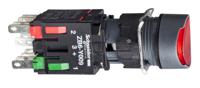 xb6aw4b2b Schneider Electric XB6 Series Illuminated Push Button Complete Unit, 16mm Cutout, SPST, IP65