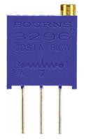 3296w-1-201lf 200Ω, Through Hole Trimmer Potentiometer 0.5W Top Adjust Bourns, 3296