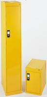 763-470 RS PRO 1 Door Steel Yellow Locker, 1700 mm x 300 mm x 450mm