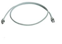 l00002a0112 Telegartner, 3m Cat6a, Grey RJ45 to Male RJ45 Male, S/FTP Shielded, Terminated LSZH Sheath