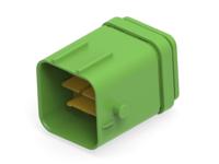 2366509-3 TE Connectivity, 2366509 Connector Housing Receptacle Green Cable Mount 48 Way, Cable Termination