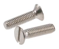 527-195 RS PRO Slot M4 Countersunk A2 304 Stainless Steel Machine Screws DIN 963 x 16.0mm