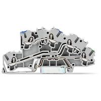 2003-7646 WAGO  TOPJOB S Series Grey, 2.5mm², 3-Level, Push-In Cage Clamp Termination