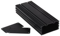 468-7140 RS PRO Black Anodised Aluminium Instrument Case, 200 x 81.4 x 40mm