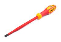 197-3797 RS PRO Slotted Insulated Screwdriver, 8 x 1.2 mm Tip, 175 mm Blade, VDE/1000V, 295 mm Overall