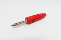 212-1234 RS PRO Red Male Banana Connectors, Screw Termination, 16A, 50V, Copper Plating