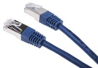 411-306 RS PRO, 10m Cat6, Blue RJ45 to Male RJ45 Male, S/FTP Shielded, Terminated PVC Sheath