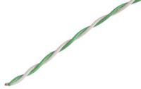 827-5805 RS PRO Type K Thermocouple Cable/Wire, 50m, Unscreened, PTFE Insulation, +260°C Max, 1/0.2mm