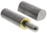 14-7-3571 Pinet Steel Bullet Hinge, Weld-on Fixing, 100mm x 42mm