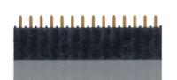 ssw-114-01-g-s Samtec SSW Series Straight Through Hole Mount PCB Socket, 14-Contact, 1-Row, 2.54mm Pitch, Solder Termination