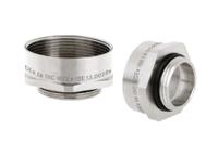 52104581 Lapp Cable Gland Adaptor, M16 Exterior Thread, M20 Interior Thread, Nickel Plated Brass, SKINDICHT Series
