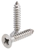 522-1397 RS PRO Plain Stainless Steel Countersunk Head Self Tapping Screw, N°10 x 1in Long 25mm Long