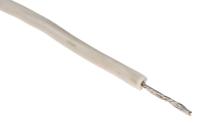 391645-wh005 Alpha Wire Hook-up Wire Silicone Series White 1.3 mm² Hook Up Wire, 16 AWG, 26/0.25 mm, 30m, Silicone Rubber