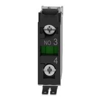 zbe1013 Schneider Electric Harmony XB5 Series Contact Block, Green Light, 1 NC