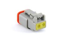 at06-2s-rd01 Amphenol Industrial, AT Automotive Connector Plug Grey Cable Mount 2 Way, Crimp Termination AT06-2S-RD01