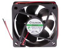 mf60251vx-1000u-a99 Sunon M Series Axial Fan, 12 V dc, DC Operation, 27cfm, 1.56W, 130mA Max, 60 x 60 x 25mm