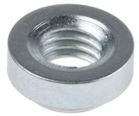 827-669 RS PRO Clear Passivated, Zinc Steel Clinch Nut, M5