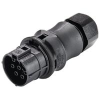 9607140531 Wieland RST CLASSIC Series Connector, 7-Pole, Female, 7-Way, Push-In, 16A, IP66, IP68, IP69