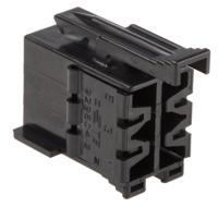 929504-2 TE Connectivity, Junior Power Timer Automotive Connector Socket Black Plug-In 6 Way