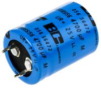 mal205656472e3 Vishay 4700μF Aluminium Electrolytic Capacitor 25V dc, Snap-In - MAL205656472E3