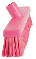 31791 Vikan Broom, Pink With PP Bristles for Food Industry