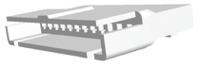 1-172211-2 TE Connectivity, EI Male Connector Housing, 2.5mm Pitch, 12 Way, 1 Row