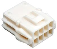 hlr-08v JST, HLR Female Connector Housing, 3.96mm Pitch, 8 Way, 2 Row