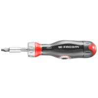 r161-6atcl3pb Facom 38-Piece Metric 1/4 in Standard Socket/Bit Set with Ratchet, 6 point