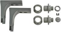 97589033 Werma IP65 Rated Grey 1 High Mounting Bracket for use with 190, 890 Traffic Light Beacons