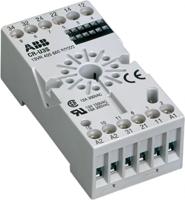 1svr405660r0000-cr-u3s ABB CR-U 3 Pin DIN Rail Relay Socket, for use with CR-U Interface Relay
